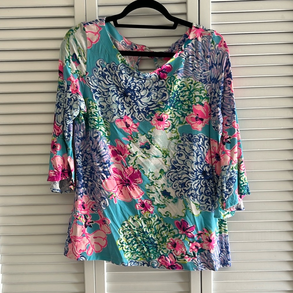 Lilly Pulitzer Bell Sleeve Top